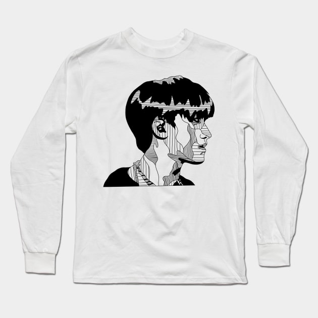 Changbin line-shaded Long Sleeve T-Shirt by timmyshoe2’s